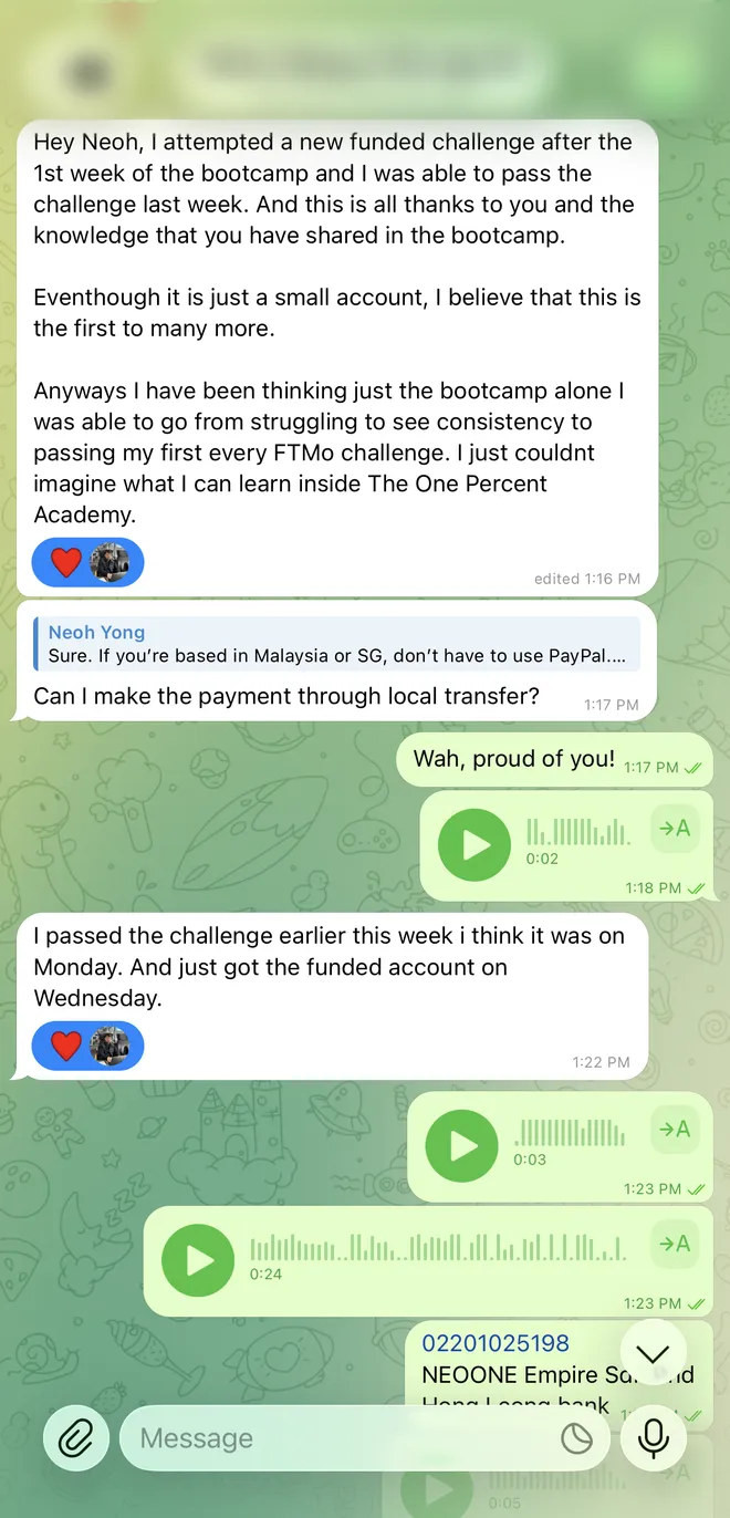 Bootcamp trader evaluation pass