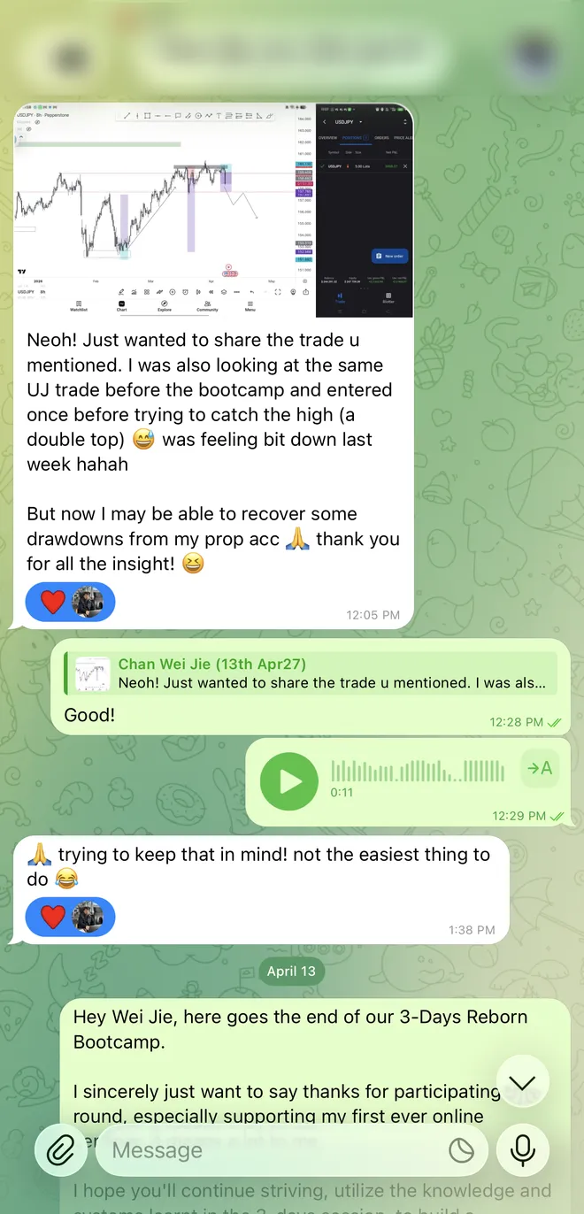 Bootcamp trader recovery