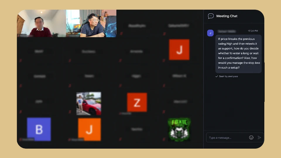 Weekly group call with Neoh and the community