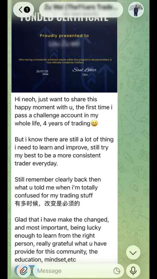 Student message